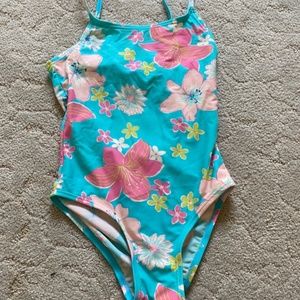 floral one pieces swimsuit
